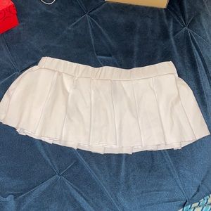 White Mini Skirt